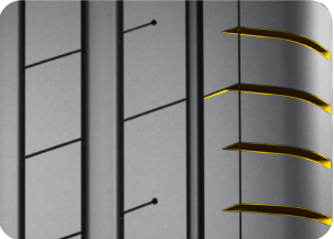 Intermittent Closed Grooves