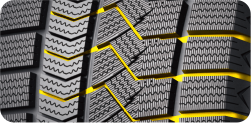Through-Type Pattern Transverse Grooves