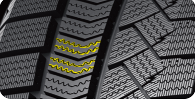 Lightning-shaped Groove Design